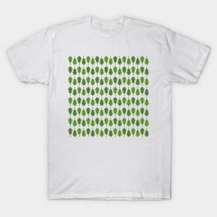 Oak Leaves Pattern (Green) T-Shirt